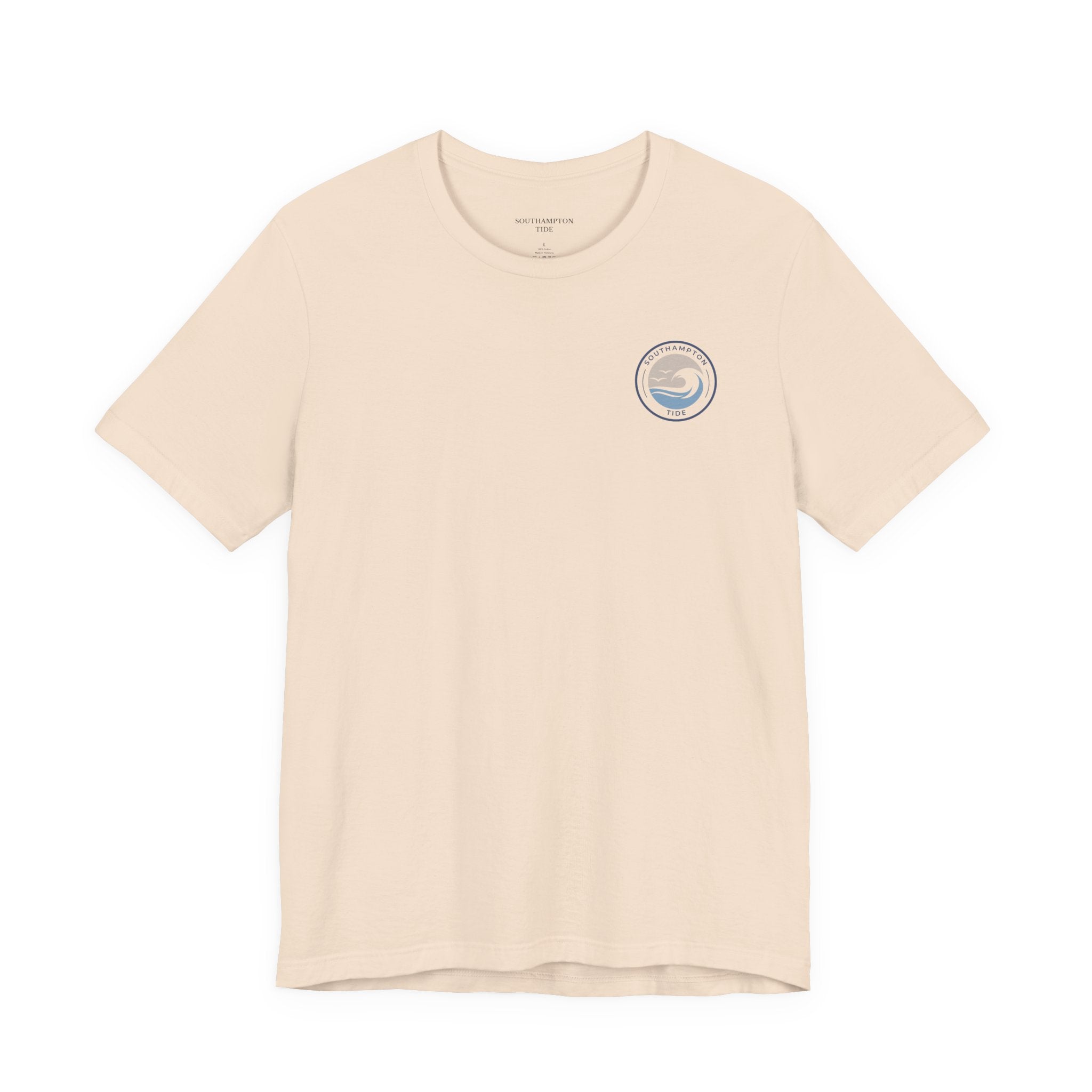 Southampton Tide Wave Logo T-Shirt | Coastal Surf Badge Tee
