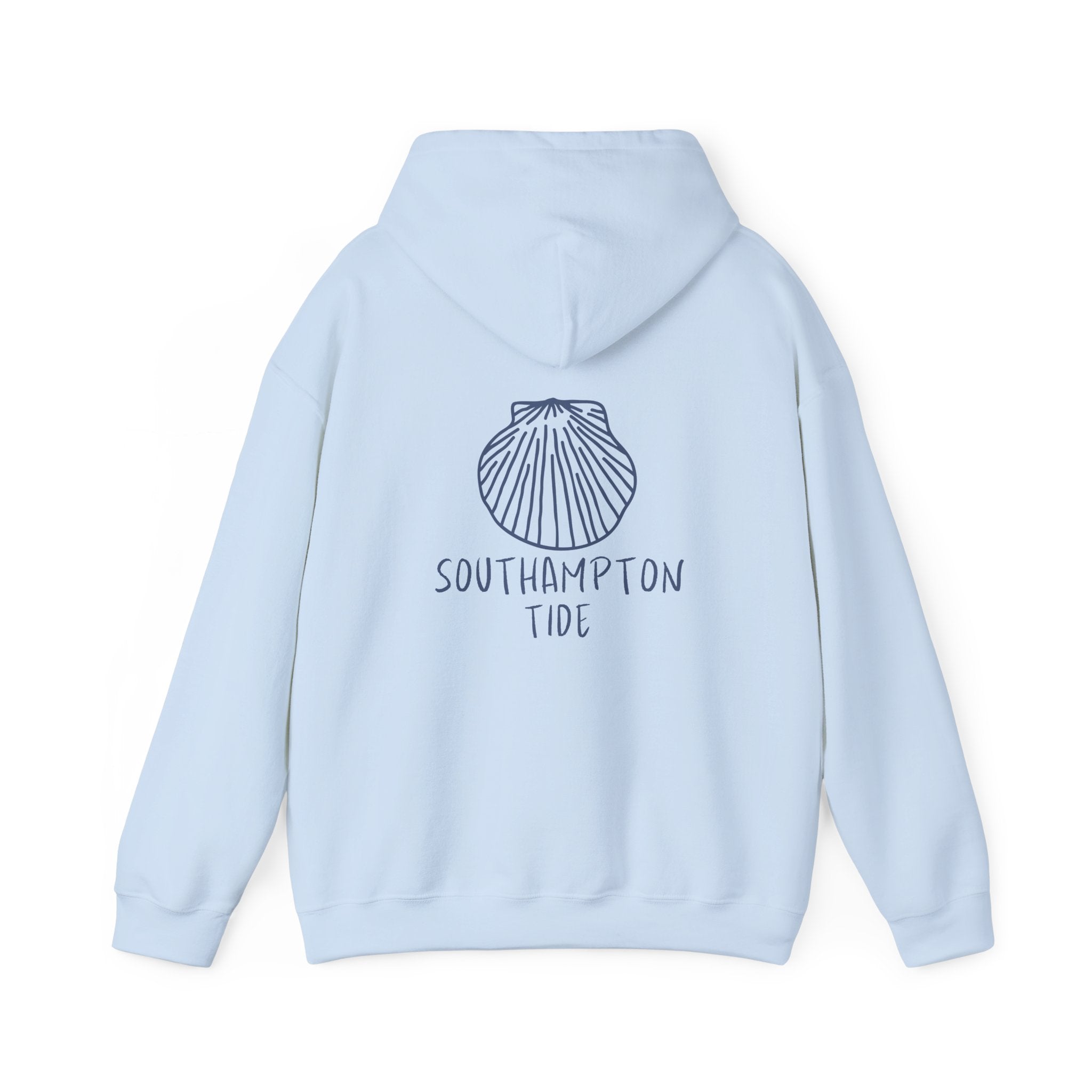 Southampton Tide Seashell Hoodie | Coastal Shell Illustration Hoodie