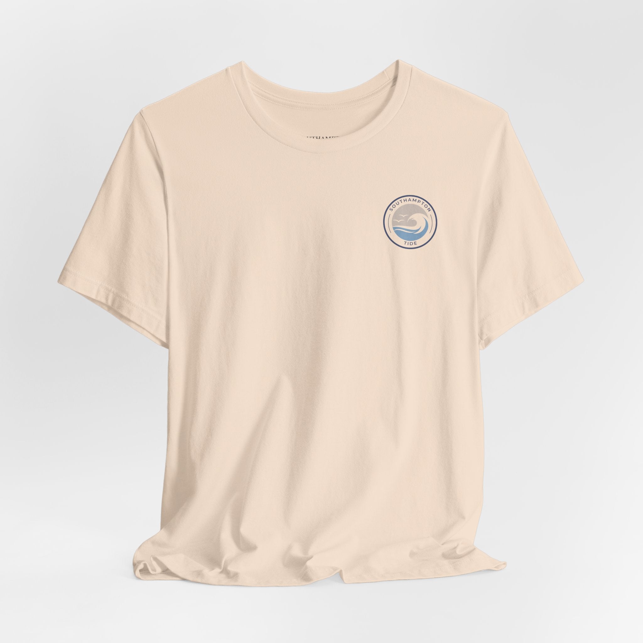 Southampton Tide Wave Logo T-Shirt | Coastal Surf Badge Tee