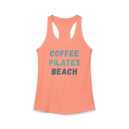 Coffee, Pilates, Beach Racerback Tank — 'These Are a Few of Our Favorite Things'