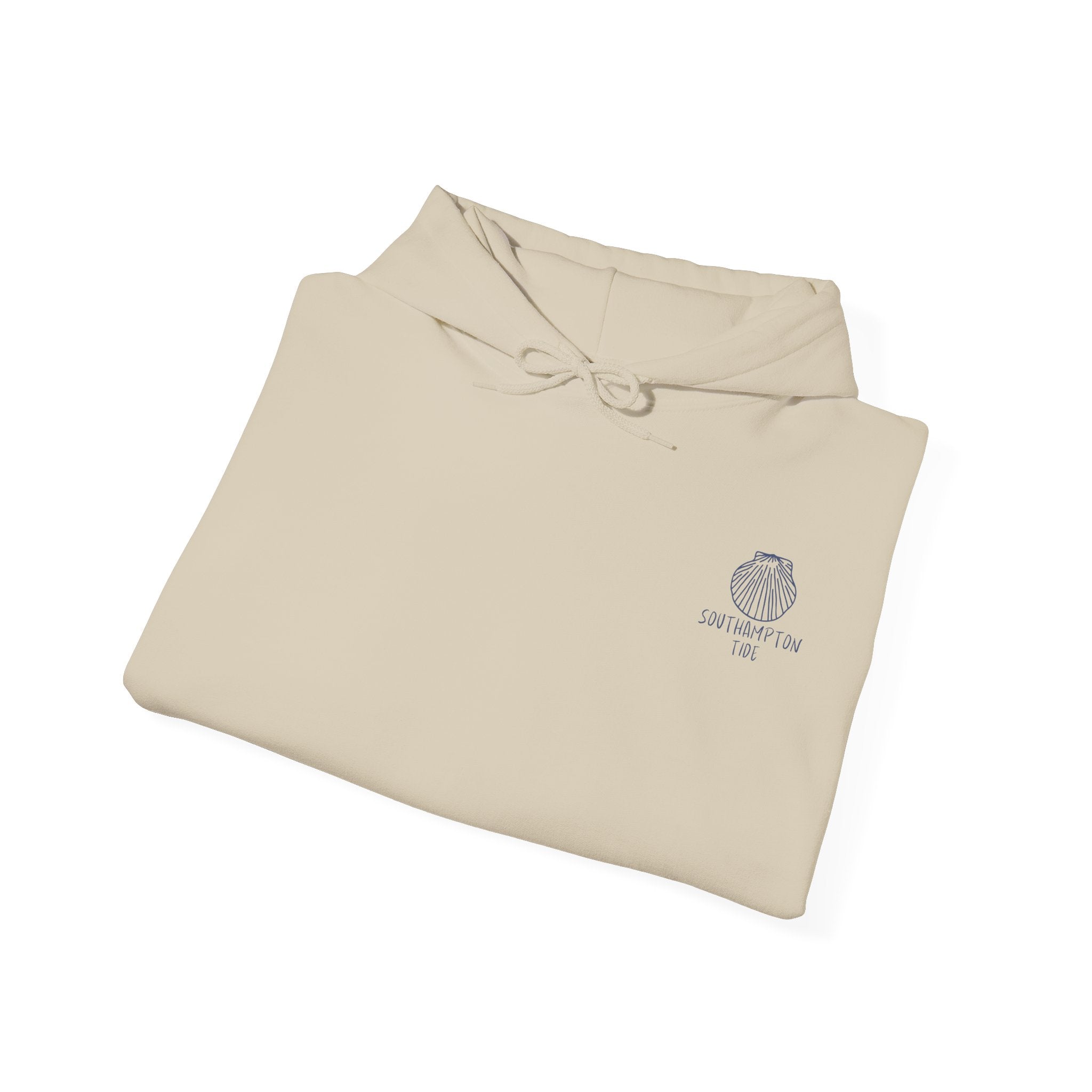 Southampton Tide Seashell Hoodie | Coastal Shell Illustration Hoodie
