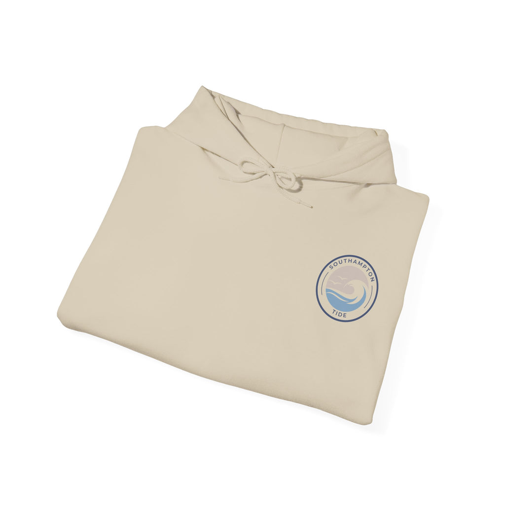 Southampton Tide Logo Hoodie | Coastal Shell Illustration Hoodie
