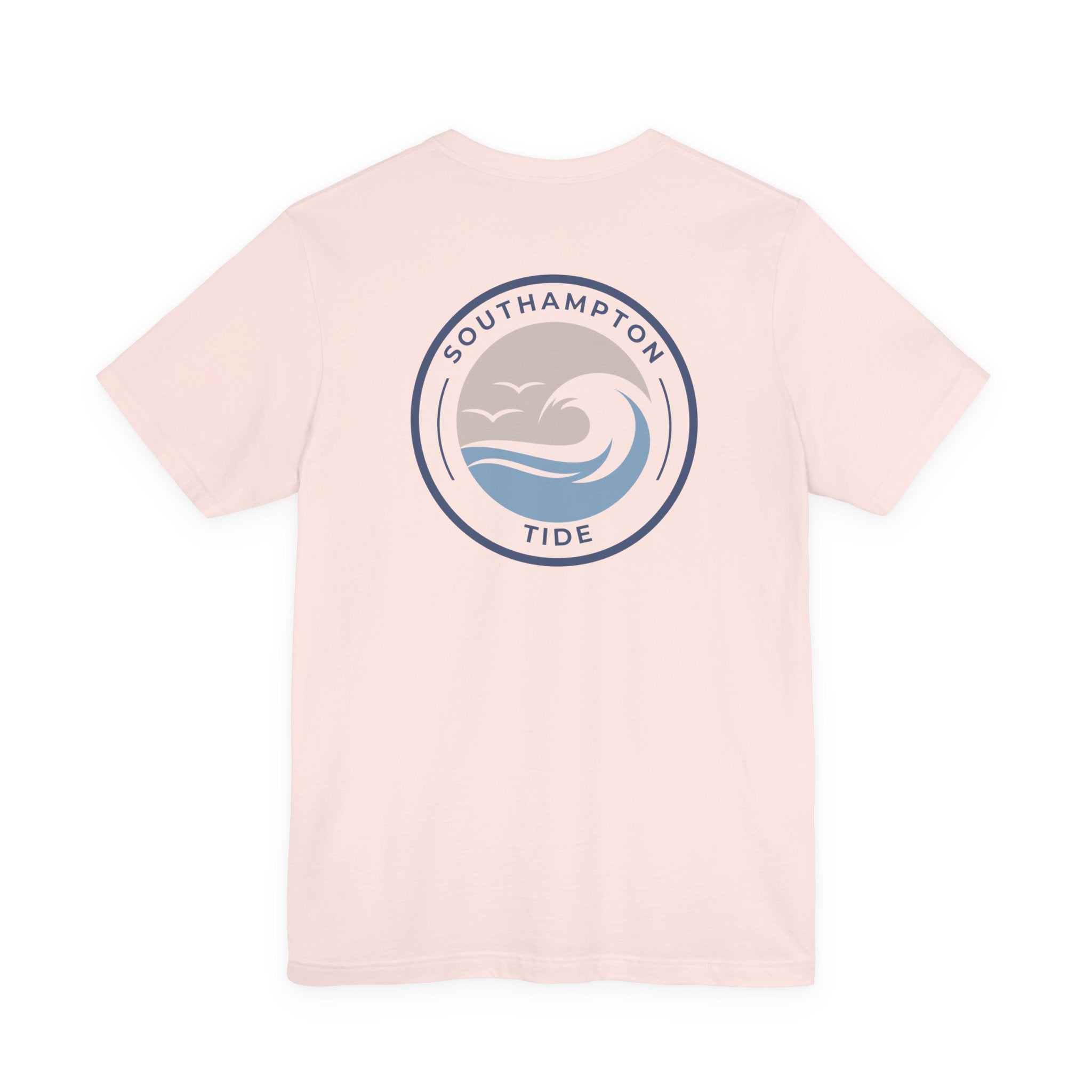 Southampton Tide Wave Logo T-Shirt | Coastal Surf Badge Tee