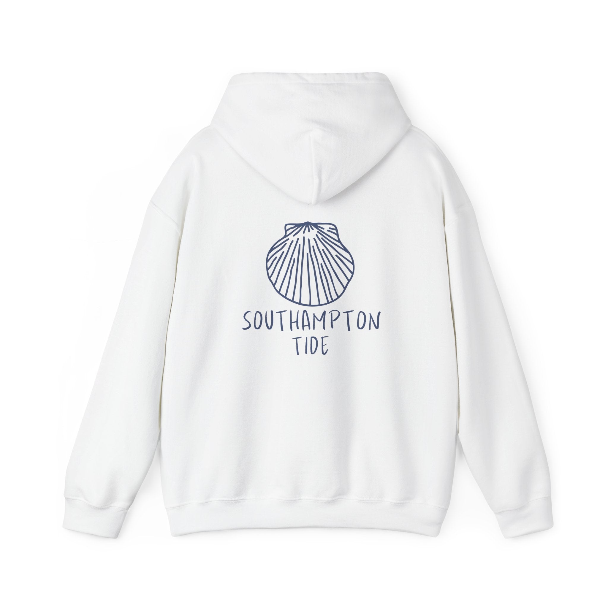 Southampton Tide Seashell Hoodie | Coastal Shell Illustration Hoodie