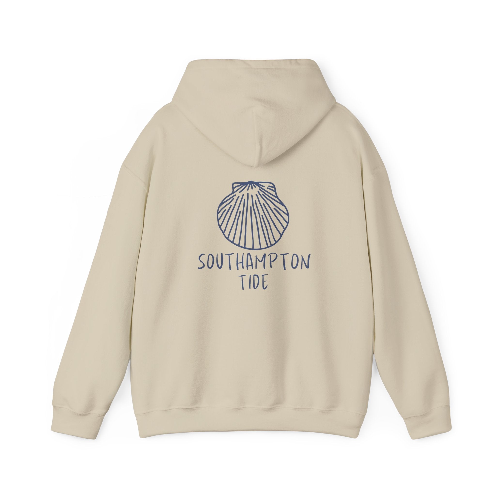 Southampton Tide Seashell Hoodie | Coastal Shell Illustration Hoodie
