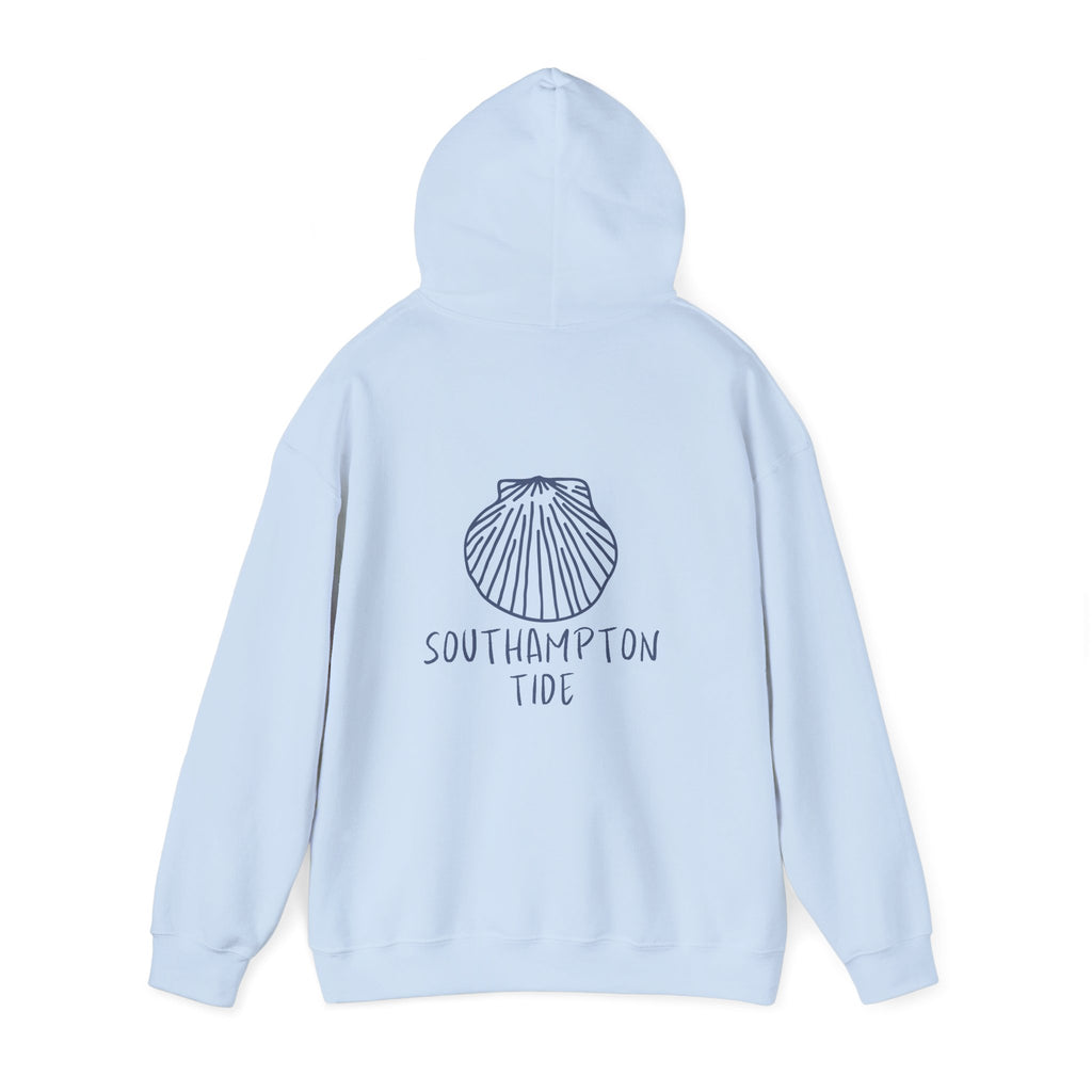 Southampton Tide Seashell Hoodie | Coastal Shell Illustration Hoodie