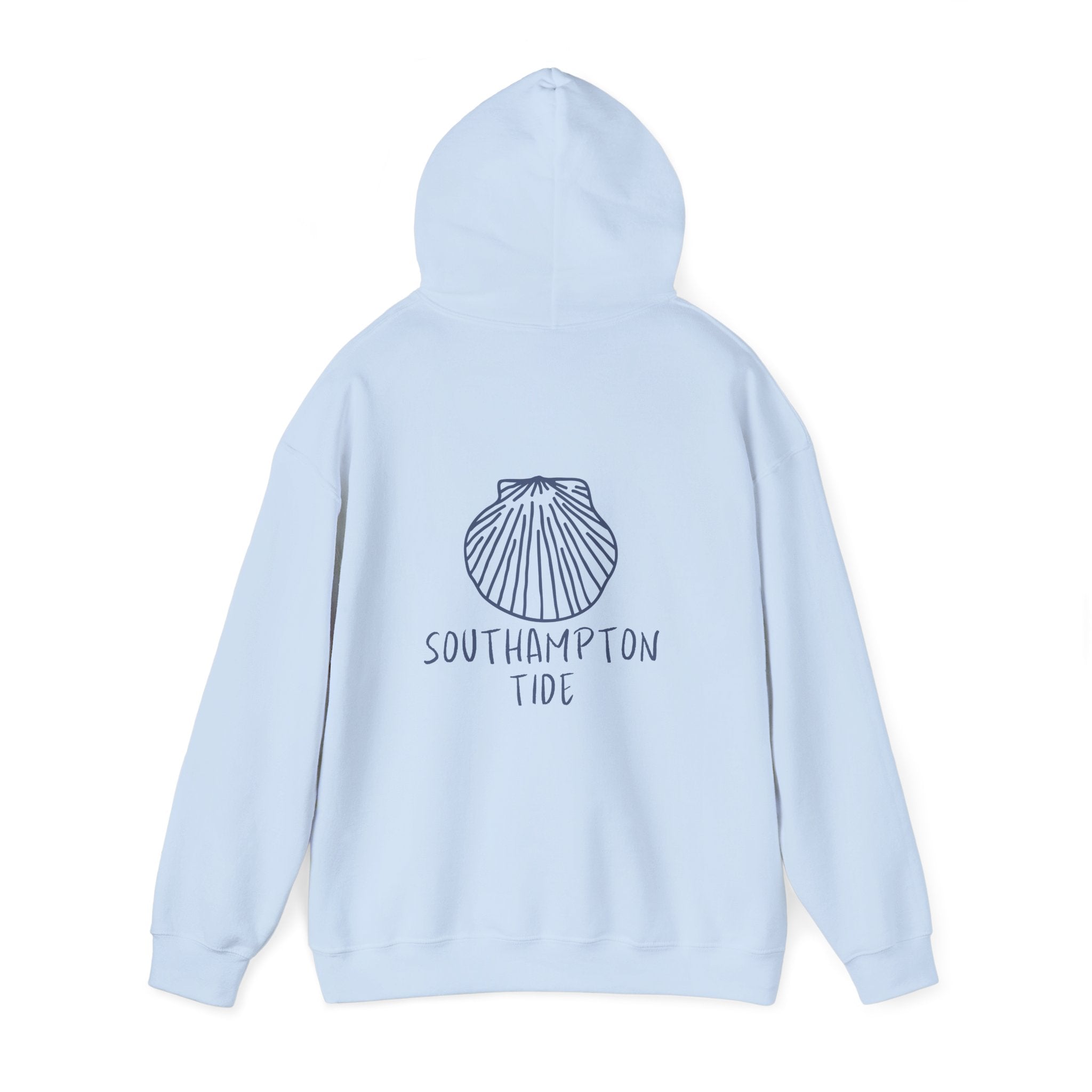 Southampton Tide Seashell Hoodie | Coastal Shell Illustration Hoodie
