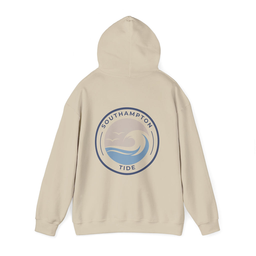 Southampton Tide Logo Hoodie | Coastal Shell Illustration Hoodie