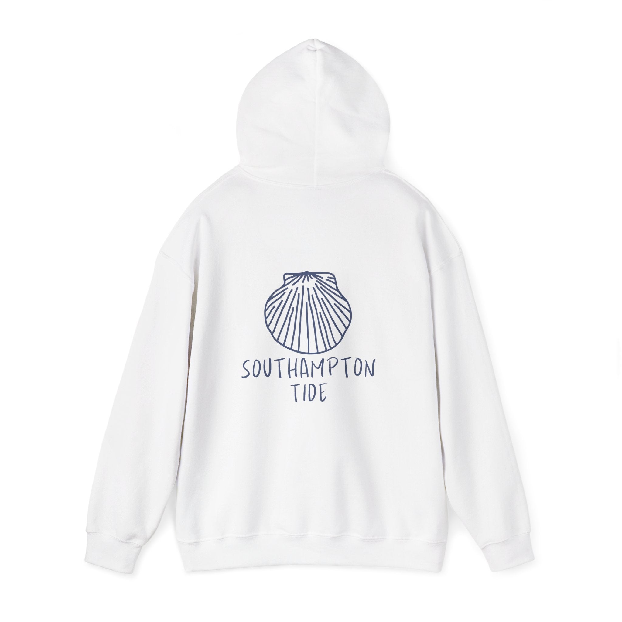 Southampton Tide Seashell Hoodie | Coastal Shell Illustration Hoodie