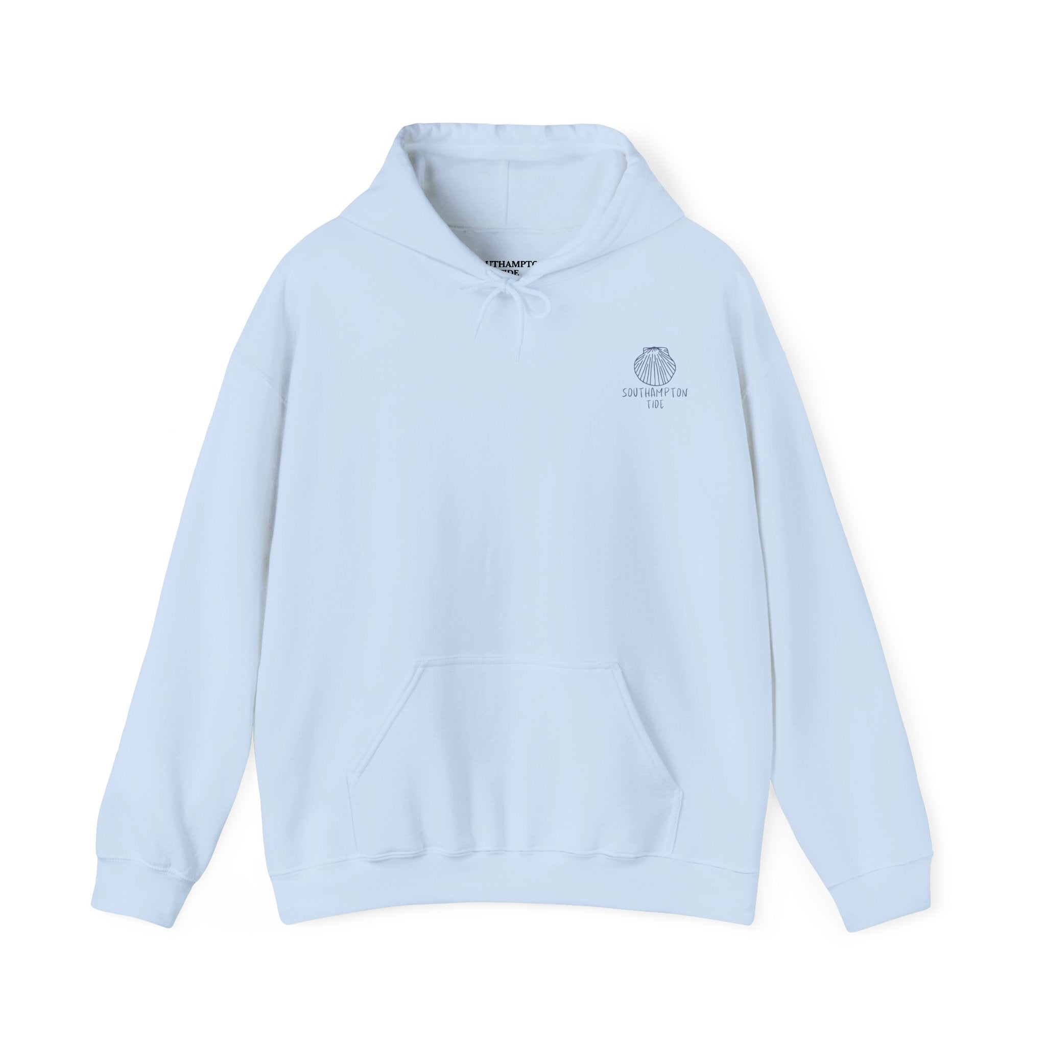 Southampton Tide Seashell Hoodie | Coastal Shell Illustration Hoodie