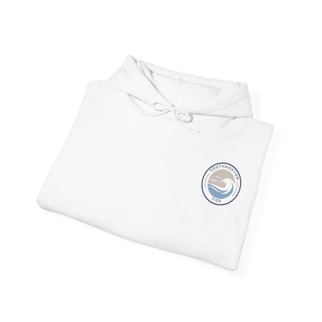 Southampton Tide Logo Hoodie | Coastal Shell Illustration Hoodie