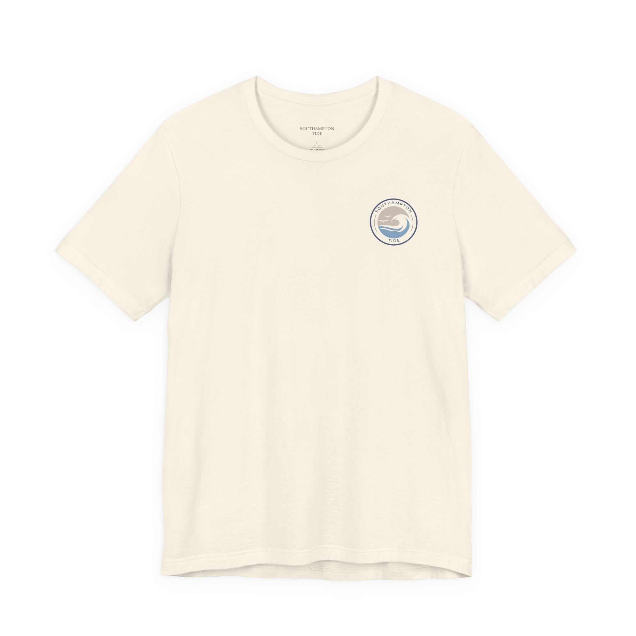 Southampton Tide Wave Logo T-Shirt | Coastal Surf Badge Tee