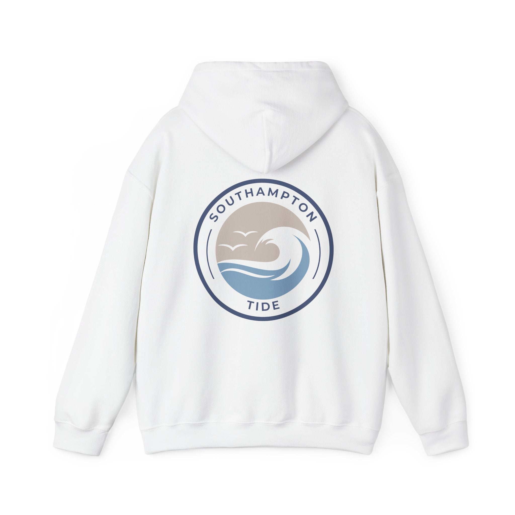 Southampton Tide Logo Hoodie | Coastal Shell Illustration Hoodie