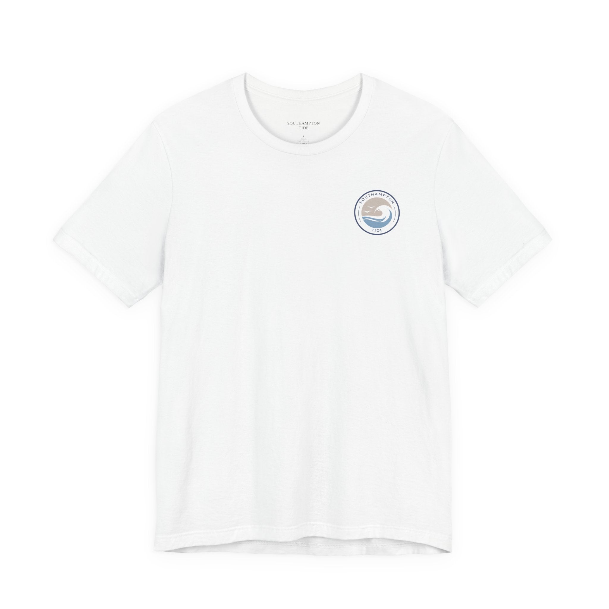Southampton Tide Wave Logo T-Shirt | Coastal Surf Badge Tee