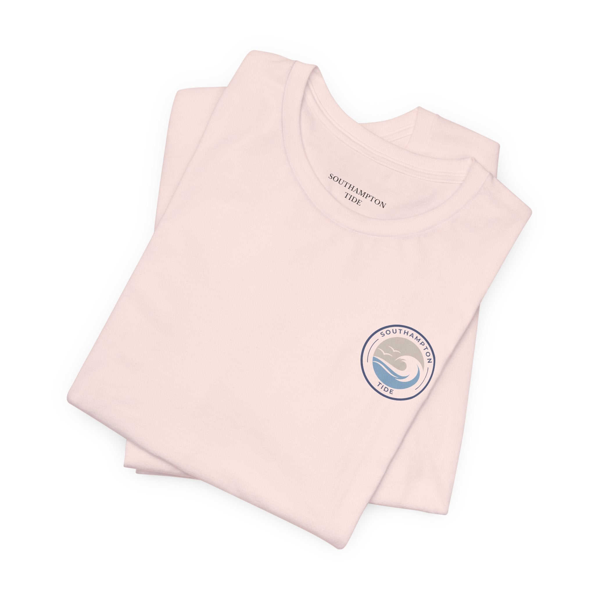 Southampton Tide Wave Logo T-Shirt | Coastal Surf Badge Tee